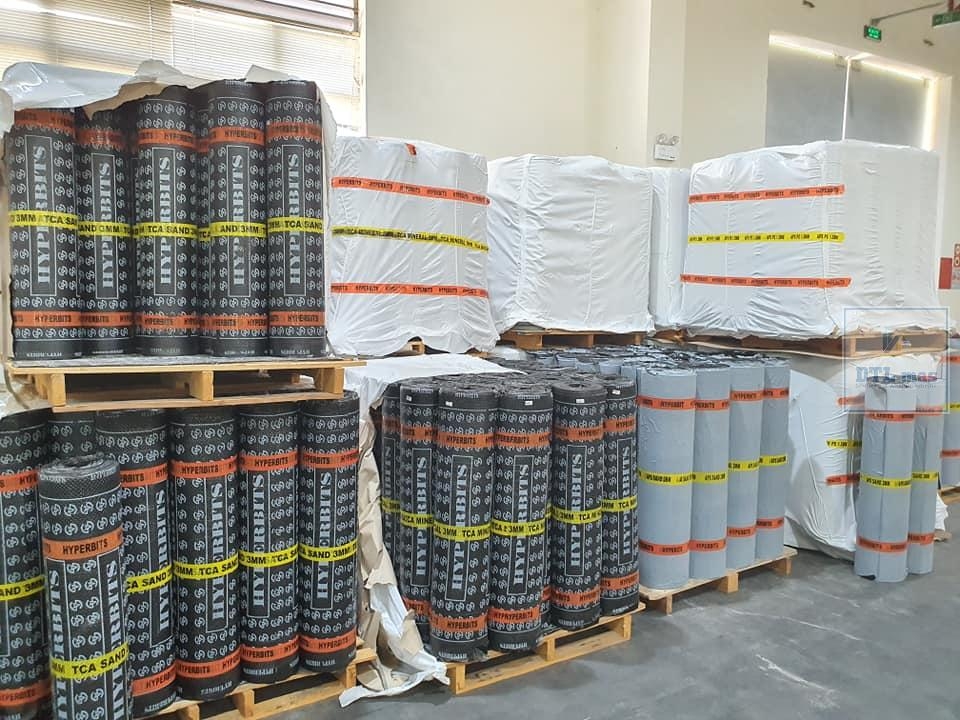 HYPERBITS TCA SAND 4MM - Màng Chống Thấm APP Khò Nóng Dày 4mm, Mặt Cát. Nhập Khẩu Egypt