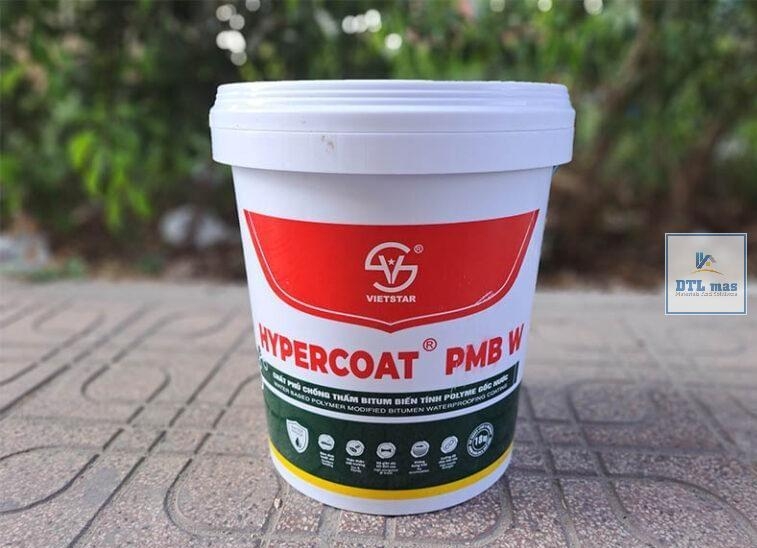 HYPERCOAT® PMB W - Thùng 18Kg - Chống thấm đàn hồi bitum biến tính polyme gốc nước