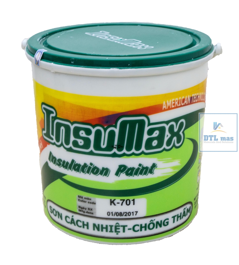 InsuMax K701 4L - Sơn Cách Nhiệt, Chống Nóng, Chống Thấm