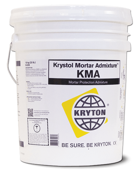 Krystol Mortar Admixture 15Kg - KMA - Phụ gia chống thấm trộn vữa xây trát tường