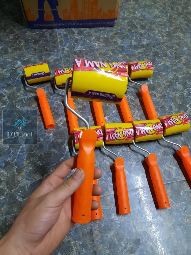 Rulo, Lô lăn sơn dầu, Lu lăn sơn Epoxy - Đông Nam Á 10cm