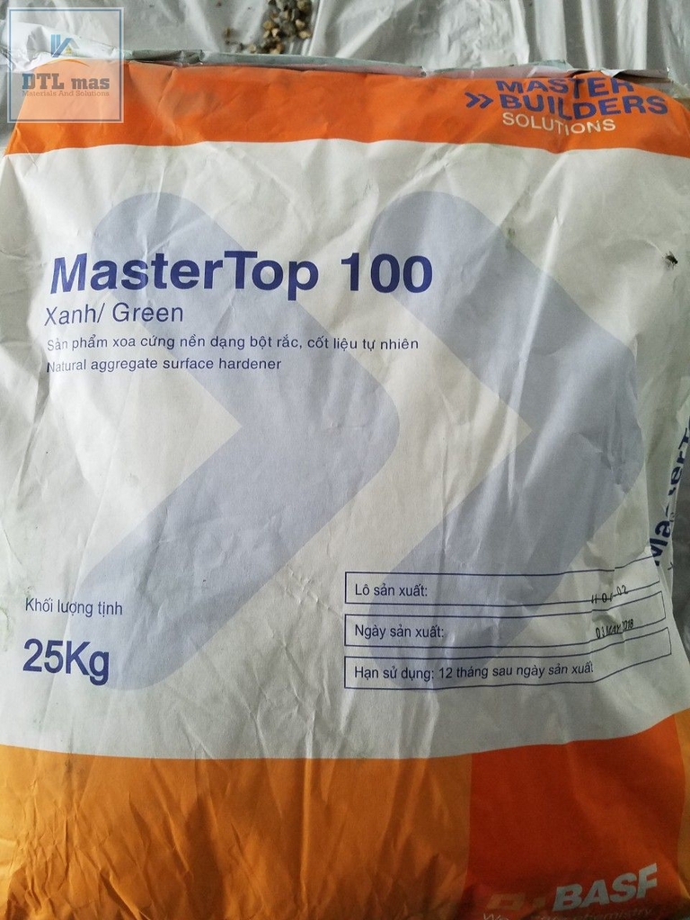 Mastertop 100 Green 25kg - Bột rắc tăng cứng sàn màu Xanh (Hardener)