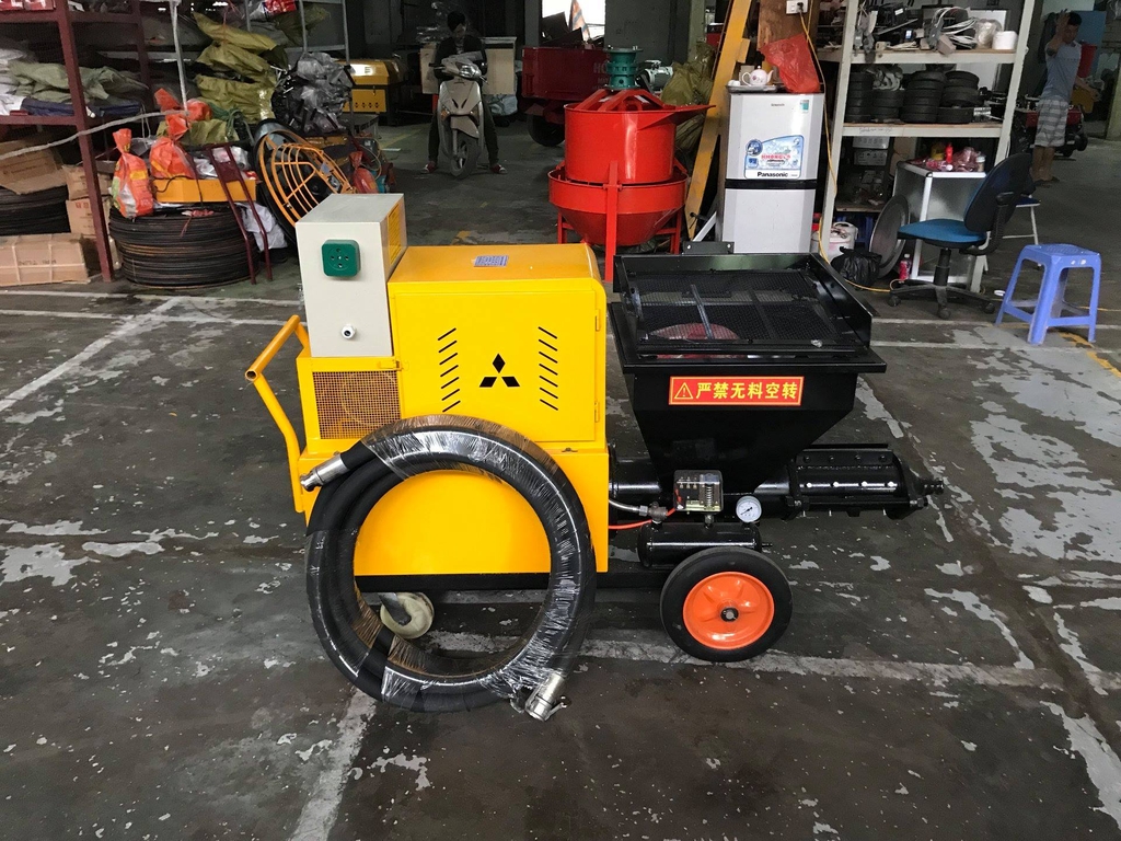 Máy Phun Vữa Trát Tường Chạy Điện TV-2 Công suất 7.5KW/380V - Bộ Đầy Đủ
