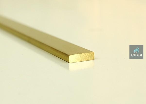 Nẹp Đồng LA 2x10mm - Ron Sàn Đá Mài, Đá Hoa Cương; Chỉ, Viền Trang Trí Tường, Vách, Trần; Trang Trí Cửa Gỗ và Đồ Nội Thất