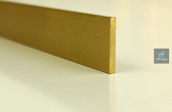 Nẹp Đồng LA 2x20mm - Ron Sàn Đá Mài, Đá Hoa Cương; Chỉ, Viền Trang Trí Tường, Vách, Trần; Trang Trí Cửa Gỗ và Đồ Nội Thất