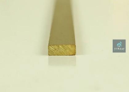 Nẹp Đồng LA 3x8mm - Ron và Chỉ Trang Trí Sàn, Tường, Vách, Trần; Chống Trơn Trượt và Bảo Vệ Cạnh Hiệu Quả