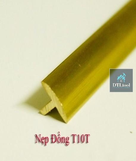 Nẹp Đồng T10 Trơn Cong