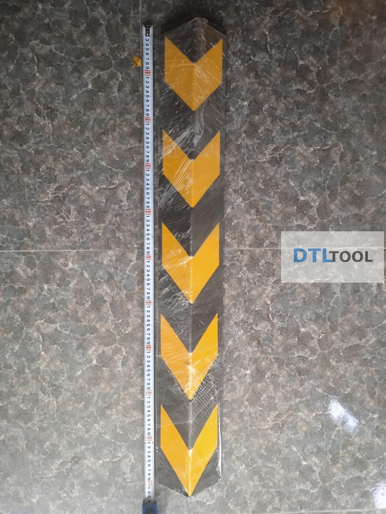 Ốp Góc Cột Cao Su 1000x100x10mm Decal Mịn SDTL | Bảo Vệ Góc Cột, Góc Tường, Tầng Hầm & Bãi Đỗ Xe