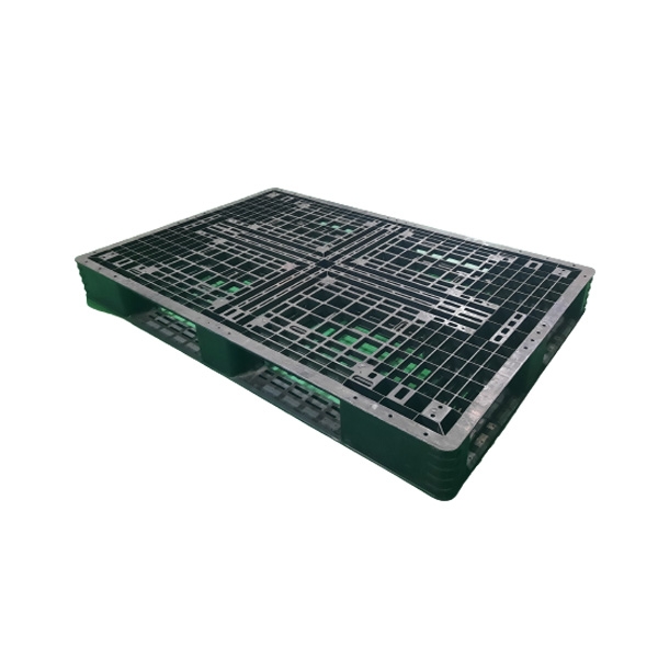 Pallet nhựa 1200x800x120mm - Tải trọng 1000-3200Kg - Đen - BPG120.080.OP03-3