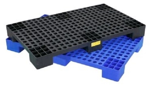 Pallet nhựa 1000x600x100mm - Tải trọng 600Kg - Đen - BPG100.060.OP04-3