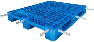 Pallet nhựa 1200x1000x150mm - Tải trọng 1500-3000Kg - Xanh dương - BPG120.100.OP10-2