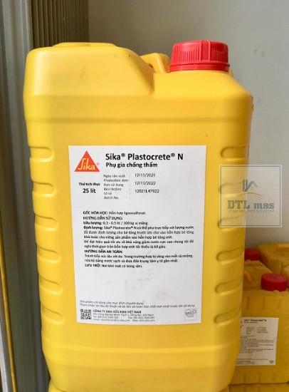 Sika Plastocrete N 25L - Phụ gia chống thấm cho bê tông