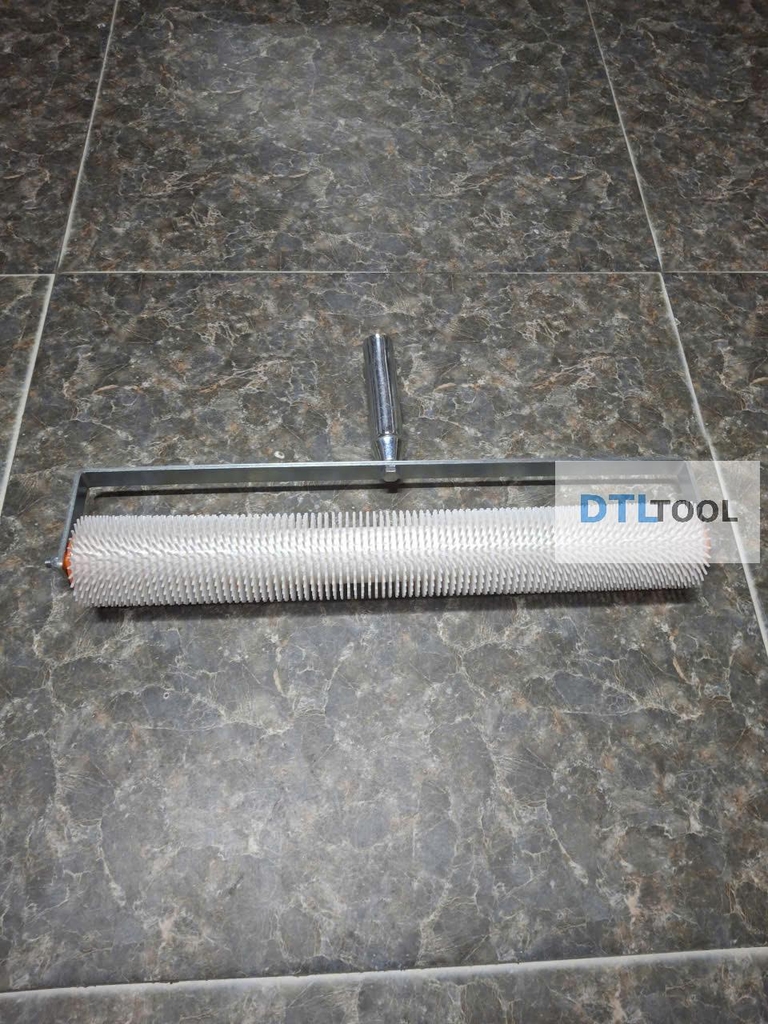 Rulo Phá Bọt Khí Nhựa VDTL 500mm – Gai 13mm | Con Lăn Gai Epoxy, Vữa Tự San Phẳng