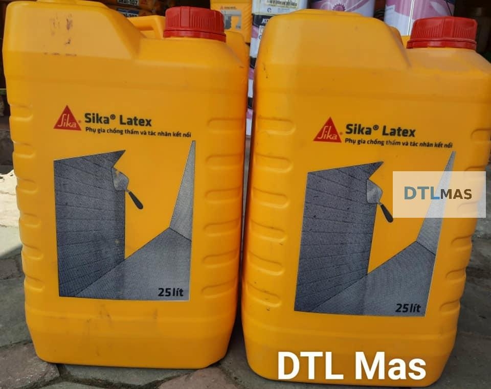 Sika Latex 25L – Phụ Gia Chống Thấm & Kết Nối Bê Tông