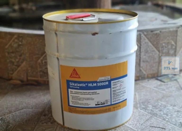 Sikalastic HLM 5000 R SL 25Kg - Chống Thấm Polyurethane Đàn Hồi Cao. Thi công nguội, dạng lỏng, có khả năng tự san phẳng