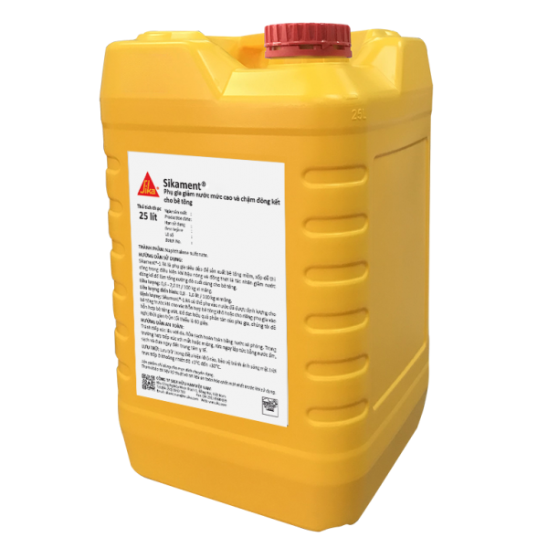 Sikament NN 25L - Phụ Gia Hoá Dẻo, Đóng Rắn Nhanh, Tăng Cường Độ Sớm Bê Tông