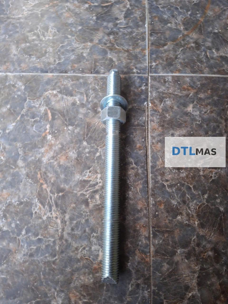 Thanh ren thép cấy M22 x 280 - Loại 5.8