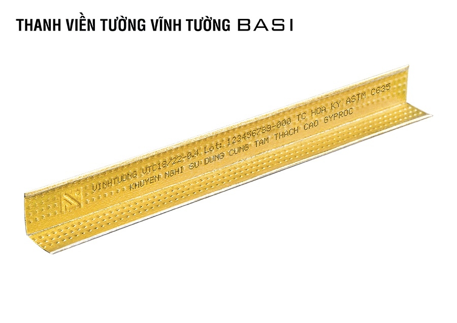 Khung trần chìm Vĩnh Tường - V Viền 4000mm