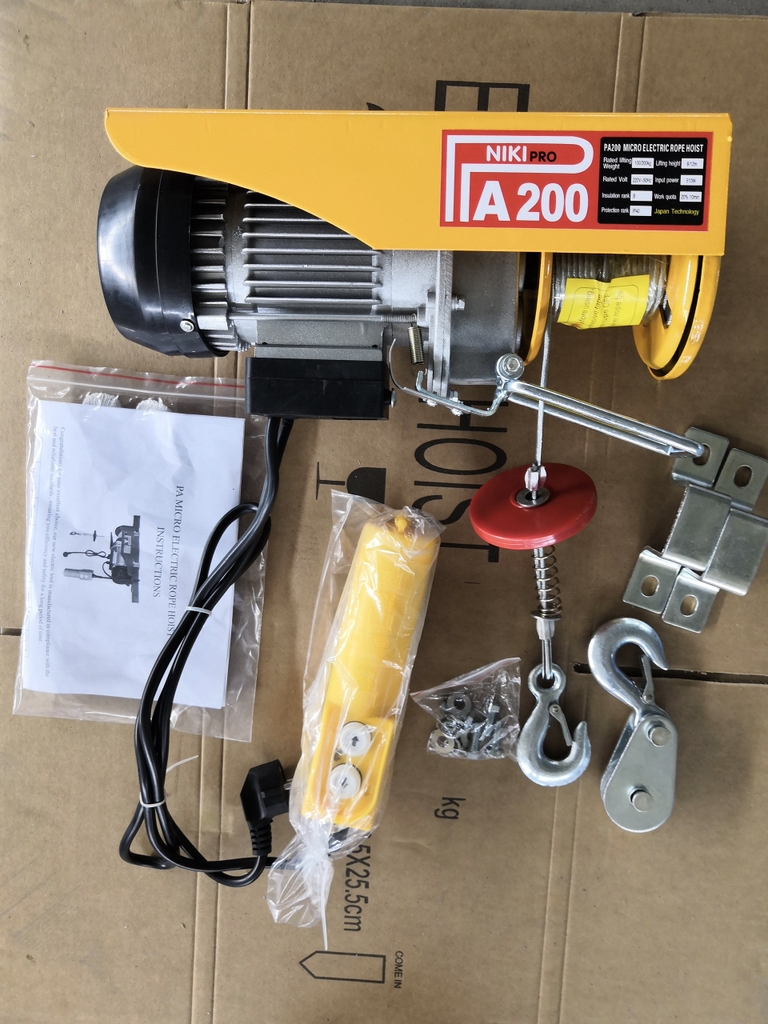 Máy Tời Treo NIKI PA200-12m