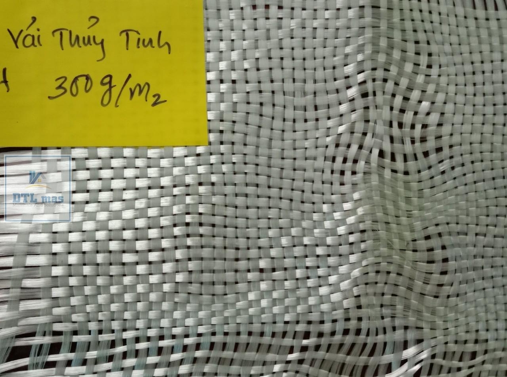 Vải thủy tinh có dệt 300g/m2 - Vải thủy tinh chống cháy, cách nhiệt, cách âm tốt