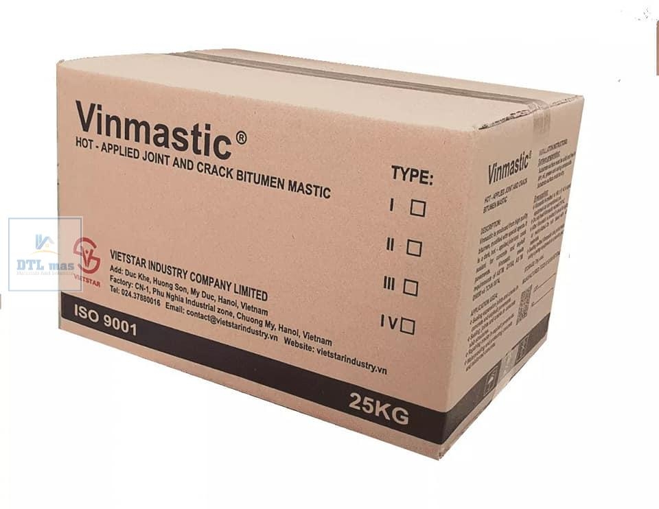 Vinmastic 25kg - Matit chèn khe và vết nứt thi công nóng - Loại 1