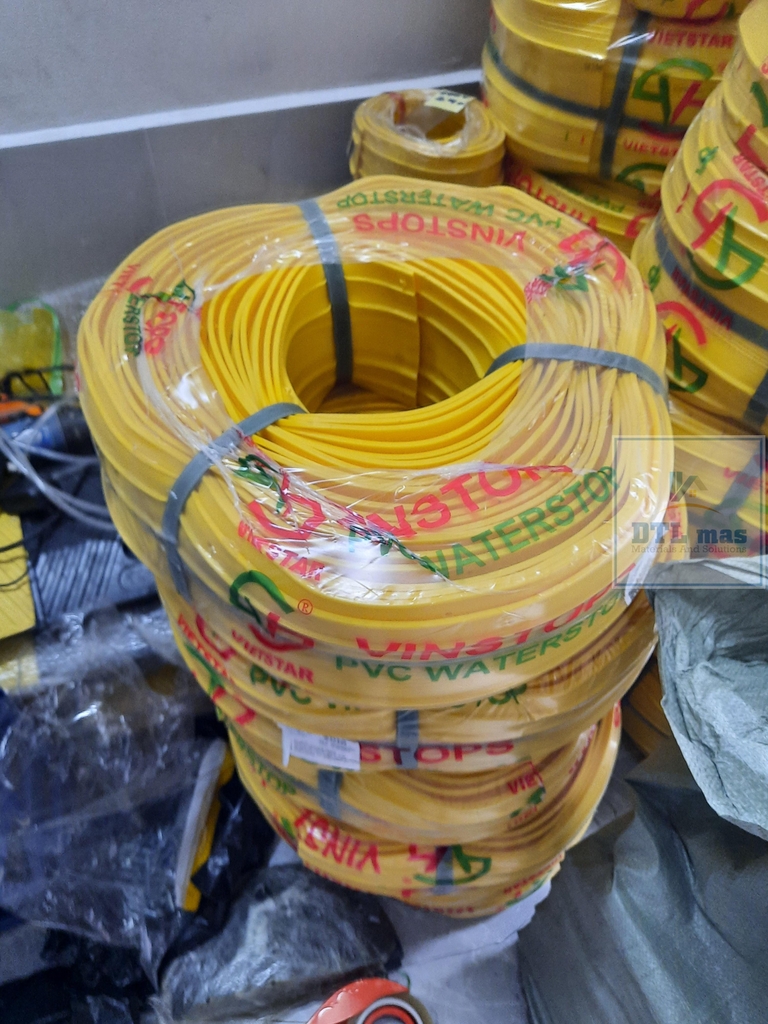 VINSTOPS V150 - Băng Cản Nước PVC Cho Khe Co Giãn, Mạch Ngừng Bê Tông - Khổ Rộng 150mm