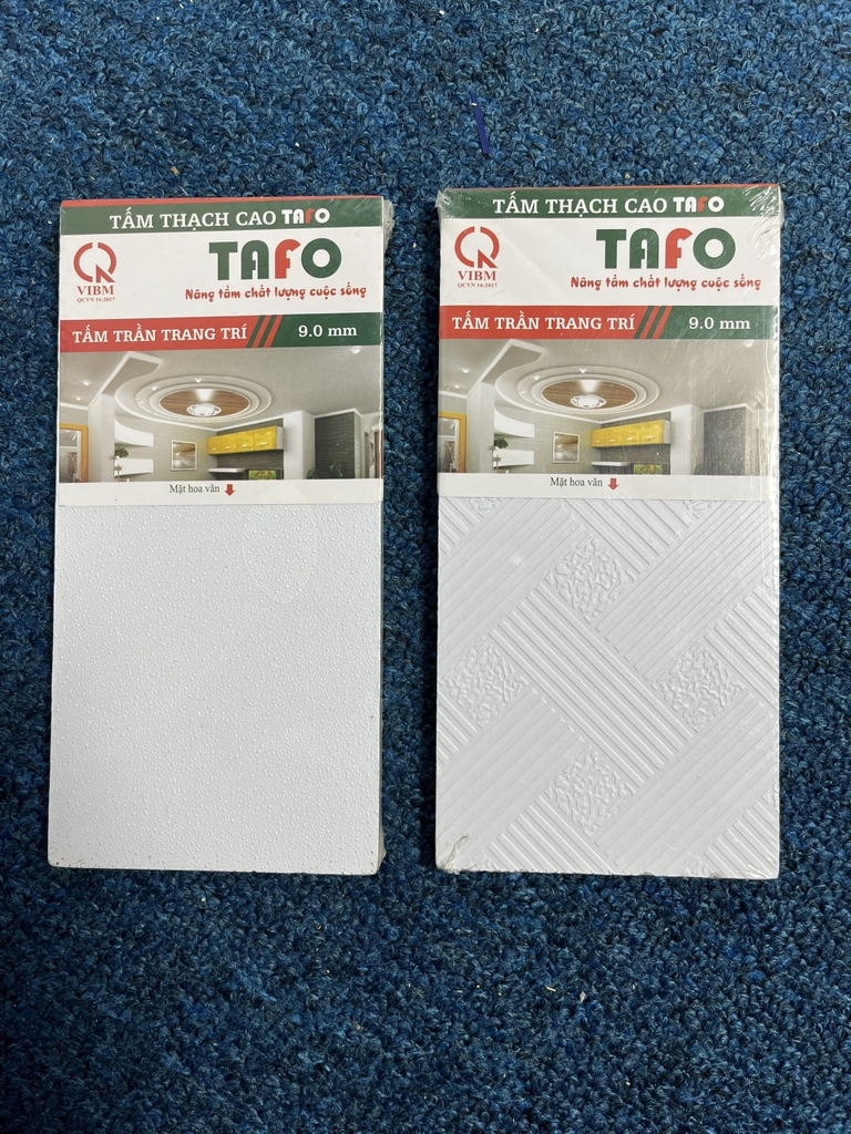 Tấm trần thả 600x600x9mm Tafo