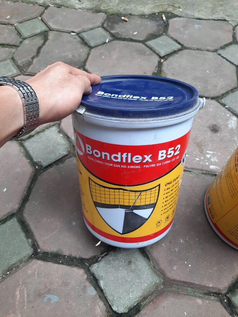 Buildmix Bondflex B52 Black - Thùng 5Kg  - Chống thấm 2 thành phần gốc Xi măng + Polymer màu đen