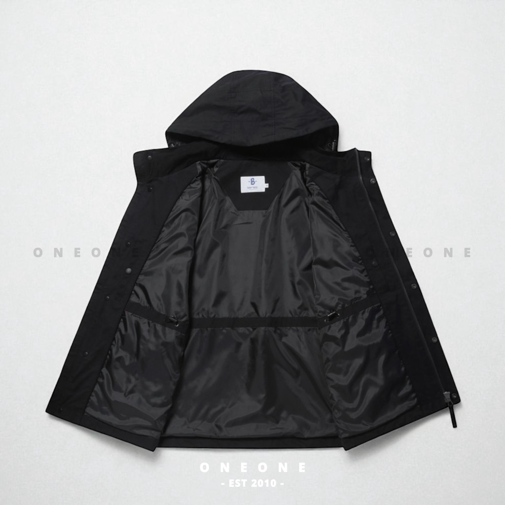 Hooded detachable field jacket S2UAW22201BKX