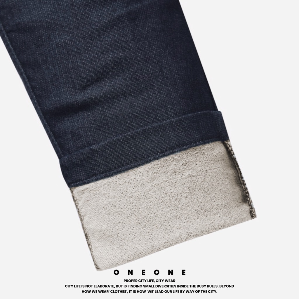 Side Banding Denim Pants