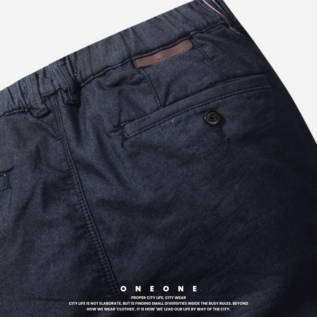 Side Banding Denim Pants