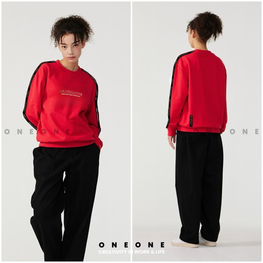 Lettering Basic Sweatshirt