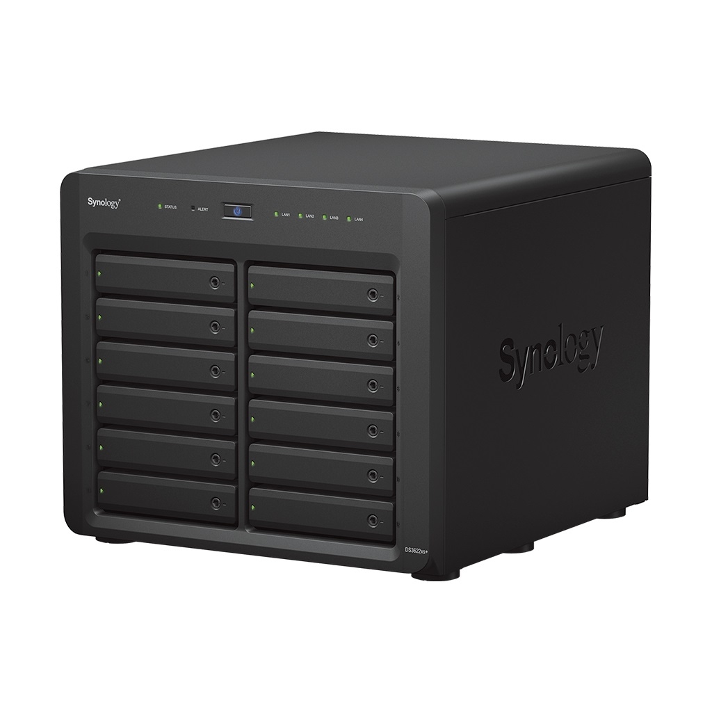 NAS Synology DS3622XS+ Thiết bị lưu trữ mạng 12 bay ổ cứng | ISA Technology