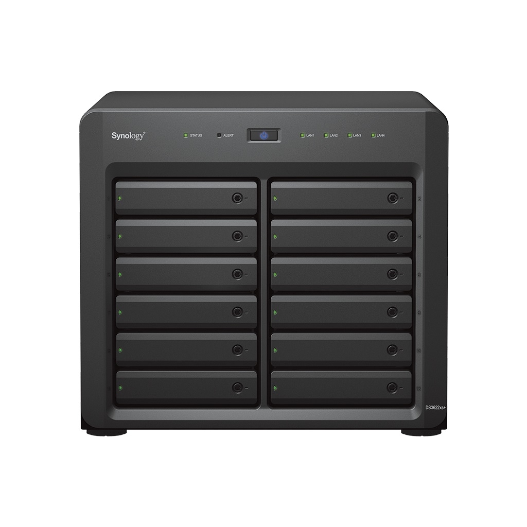 NAS Synology DS3622XS+ Thiết bị lưu trữ mạng 12 bay ổ cứng | ISA Technology