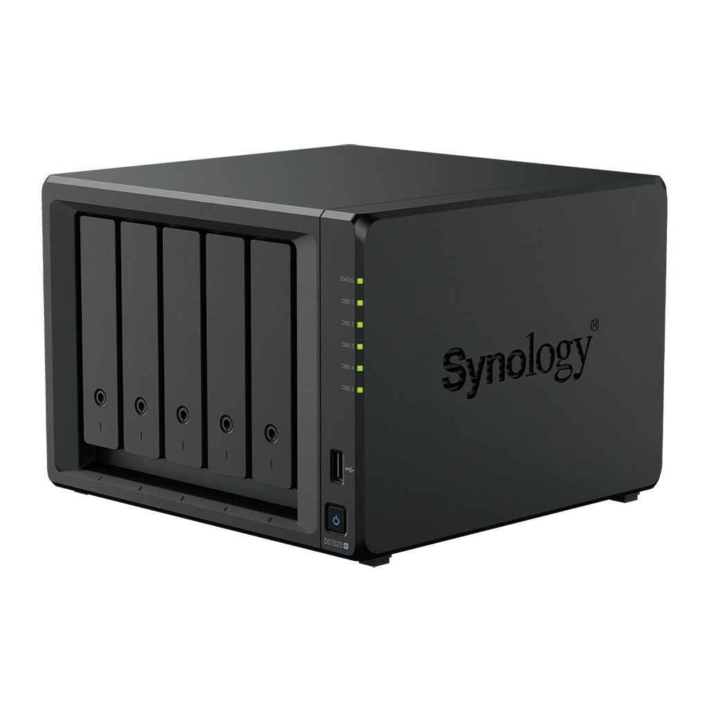 Nas Synology DS1525+ Thiết bị lưu trữ mạng 5 bay ổ cứng mới nhất 2025 | ISA TECH