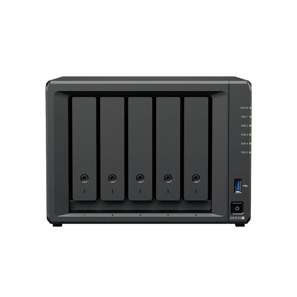 Nas Synology DS1525+ Thiết bị lưu trữ mạng 5 bay ổ cứng mới nhất 2025 | ISA TECH