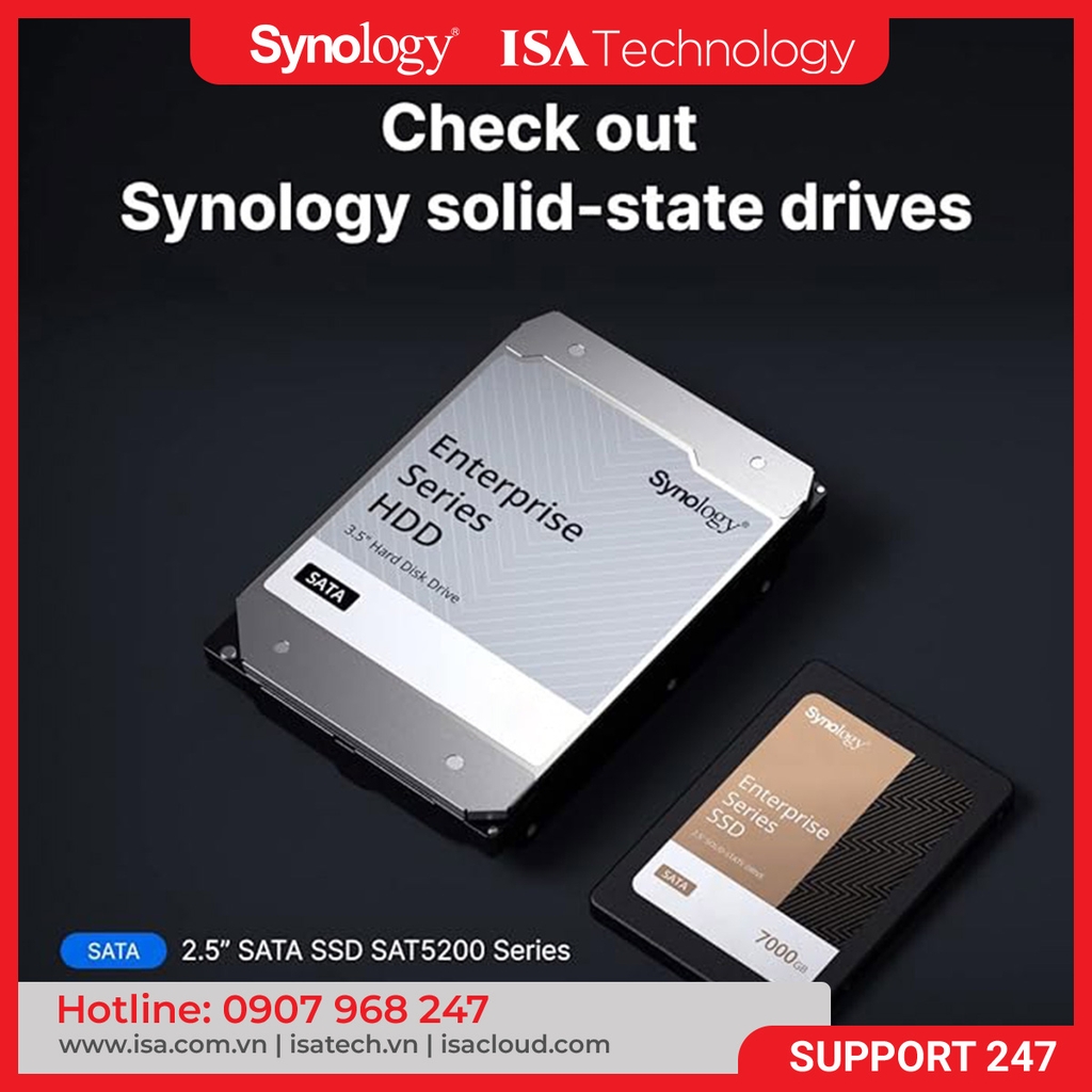 Ổ cứng Synology HAT5310-20TB 3.5” Enterprise-Grade SATA HDD, 5Y WTY_HAT5310-20T