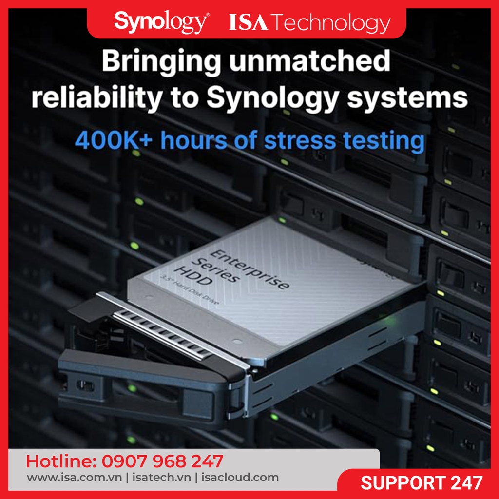 Ổ cứng Synology HAT5310-20TB 3.5” Enterprise-Grade SATA HDD, 5Y WTY_HAT5310-20T