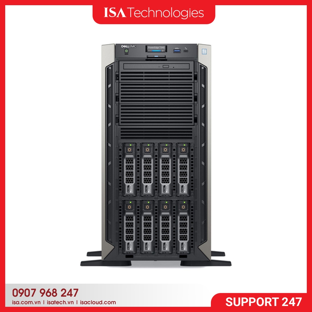 Máy chủ Dell PowerEdge T550 8*3.5″ 4310/Ram 16G/HDD 2TB