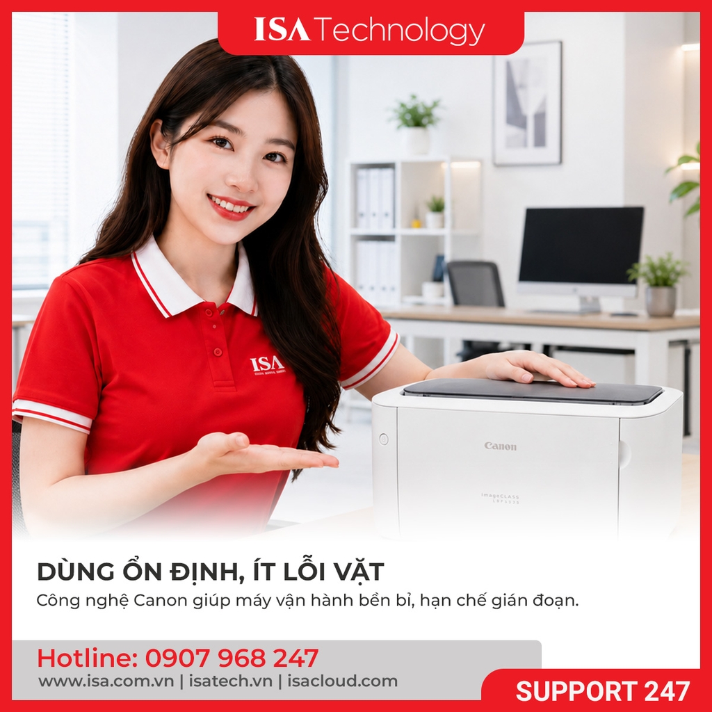Máy in Laser đen trắng Canon LBP 6030w (In, A4, USB, Wifi)