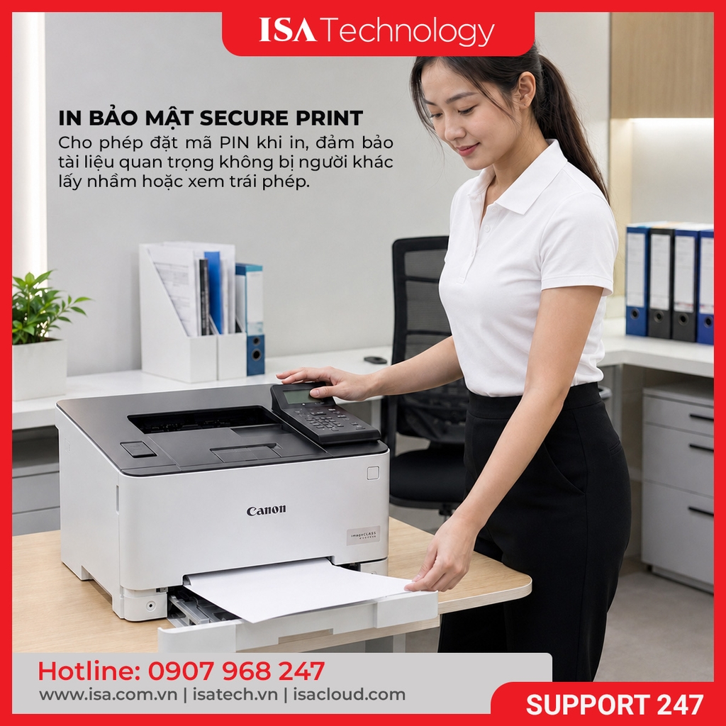 Máy in laser màu Canon LBP621CW (A4/A5/ USB/ LAN/ WIFI)