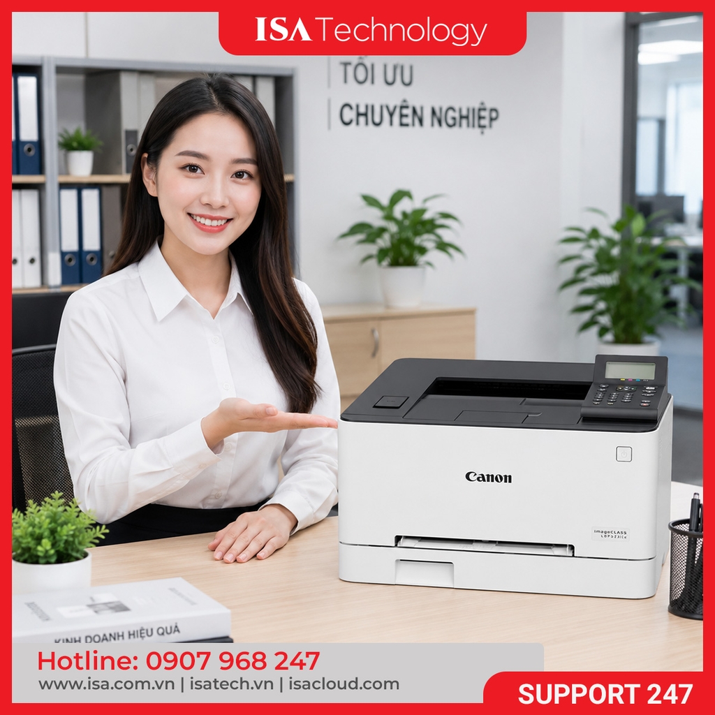 Máy in laser màu Canon LBP623CDW (A4/A5/ USB/ LAN/ WIFI)