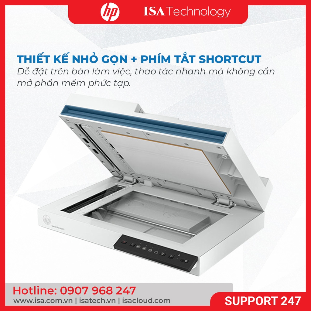 Máy Scan HP Scanjet Pro 2600 F1 20G05A (A4/A5/ Đảo mặt/ ADF/ USB)