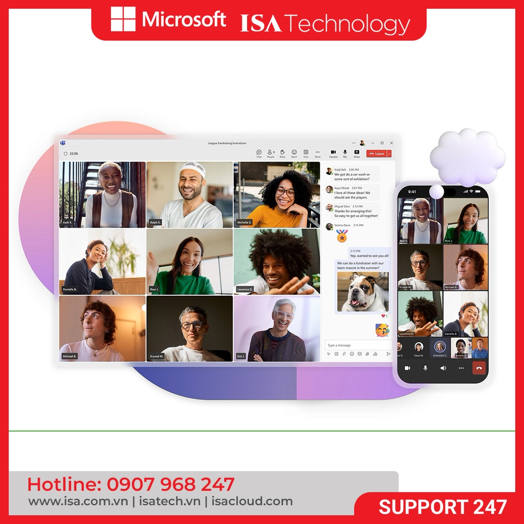 Microsoft 365 Business Premium - Gói 12 Tháng, Ứng Dụng Văn Phòng Đầy Đủ, Bảo Mật Cao
