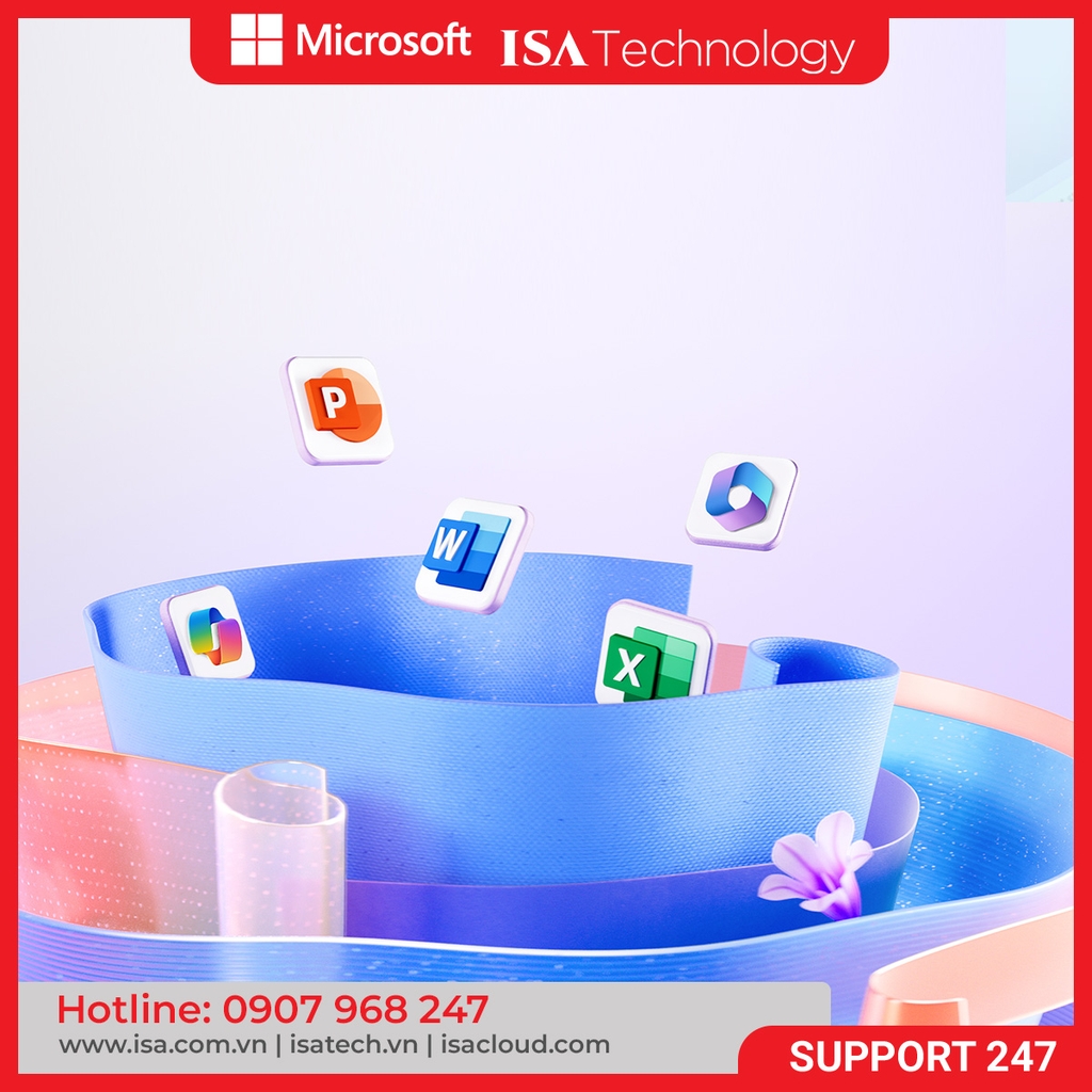 Microsoft 365 Business Basic - Gói 12 Tháng, Email Doanh Nghiệp, Lưu Trữ Đám Mây