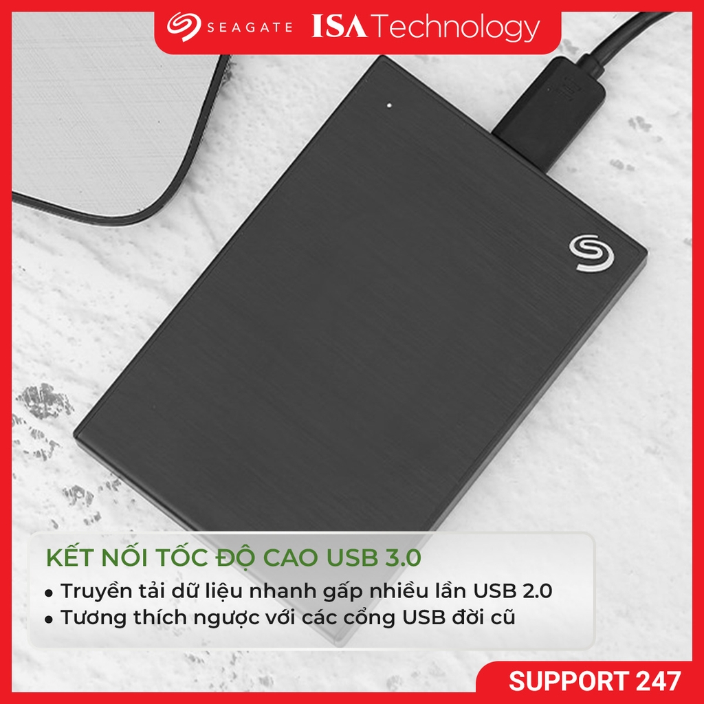Ổ cứng di động HDD Seagate One Touch 1TB/2TB STKY1000400 hỗ trợ Windows Mac hàng chính hãng