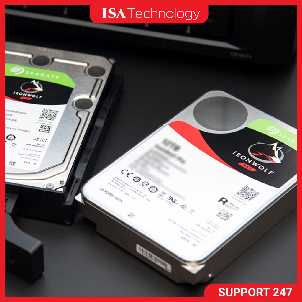 Ổ cứng HDD NAS Seagate IronWolf 6TB ST6000VN006 – 3.5 inch, 7200 RPM, SATA, Chuyên dụng cho NAS