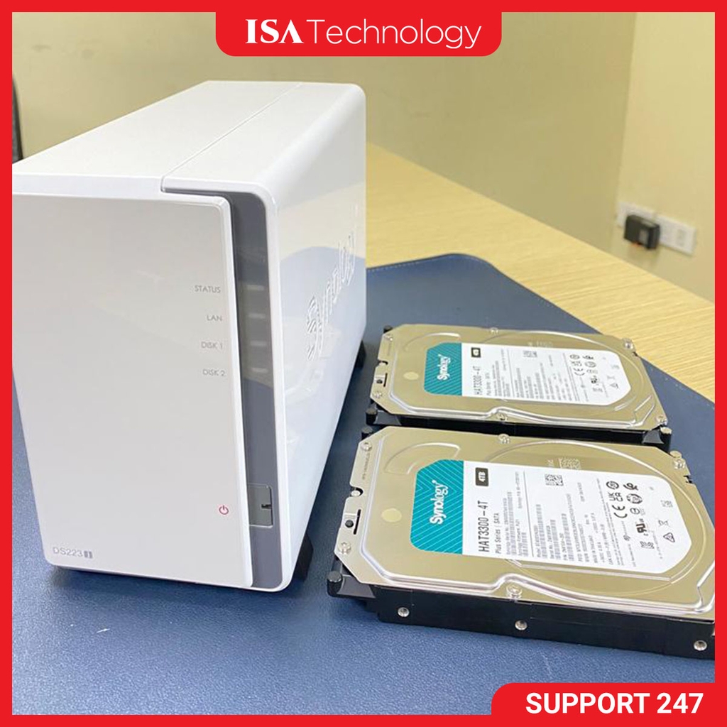 Ổ cứng HDD Synology HAT 3300 4TB – Dành cho NAS, tốc độ 7200 RPM