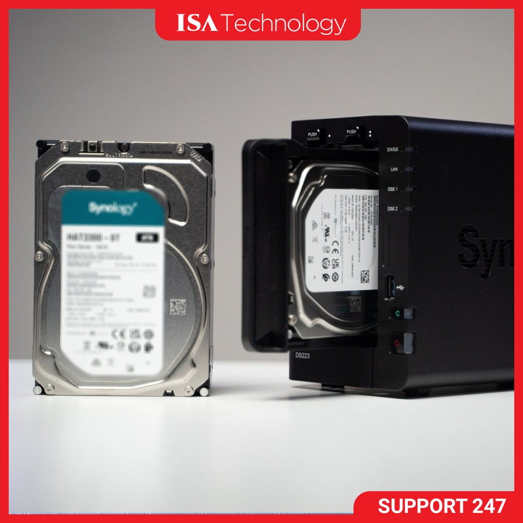 Ổ cứng HDD Synology HAT 3300 4TB – Dành cho NAS, tốc độ 7200 RPM