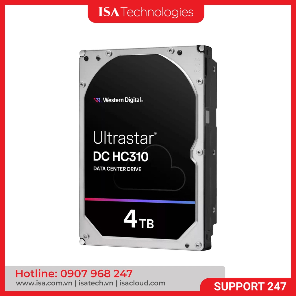 Ổ cứng Western Digital Ultrastar DC HC310 4TB